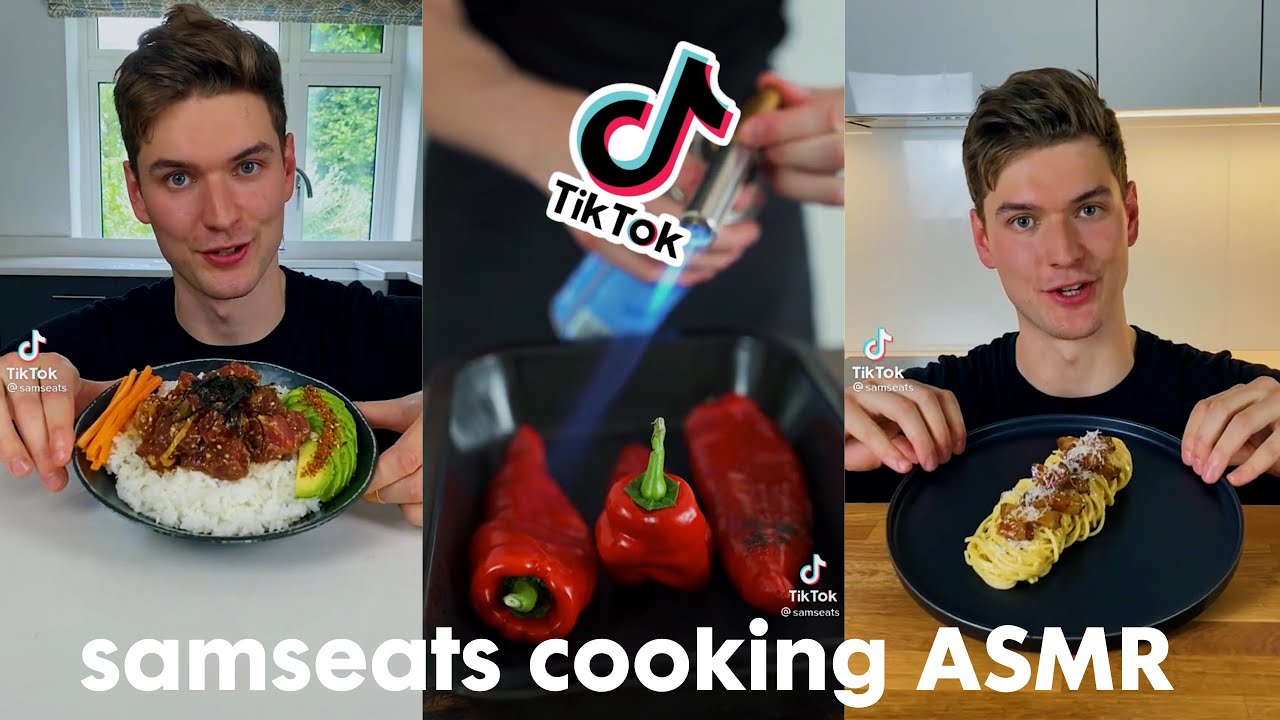 ASMR COOKING TIKTOK COMPILATION | Samseats