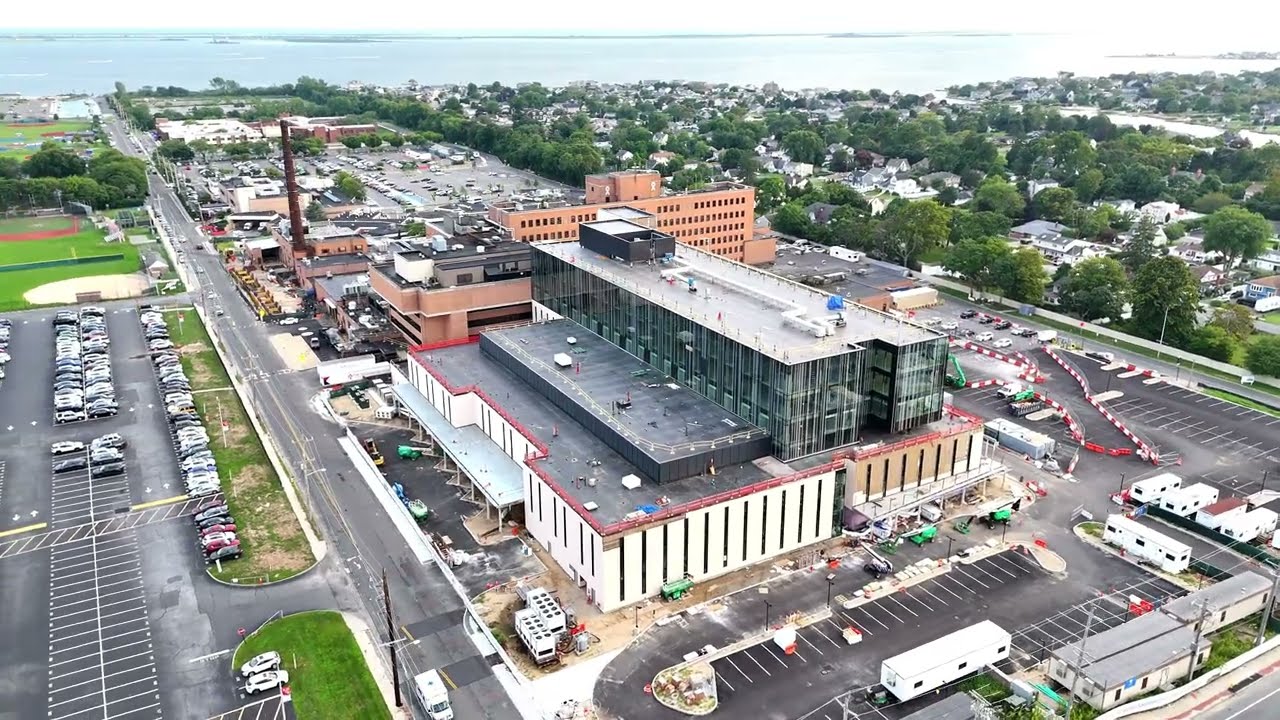 West Islip Drone Video Good Samaritan University Hospital Development