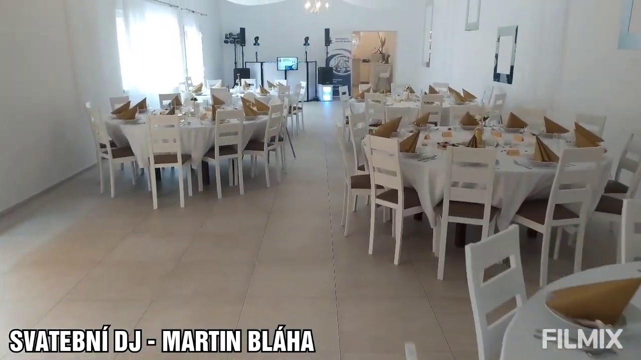 Ozvučen&iacute; hostiny Svatebn&iacute; DJ Martin Bl&aacute;ha