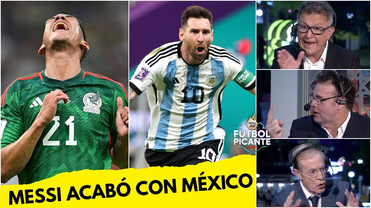 ANÁLISIS. MÉXICO PERDIÓ 2-0 vs ARGENTINA con GOLAZOS de MESSI y Enzo Fernández | Futbol Picante