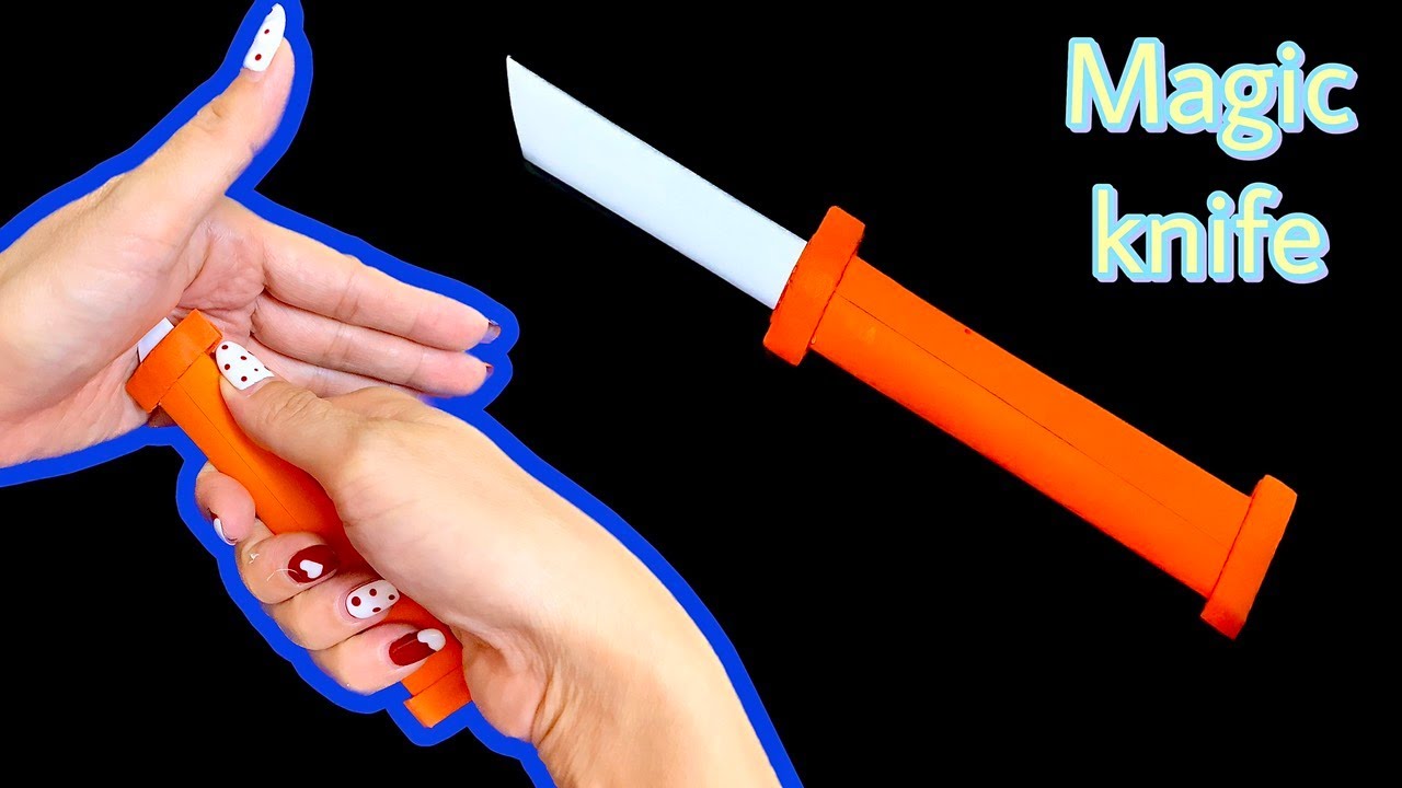 How To Make a Magic Paper Knife | Paper knife | Origami knife