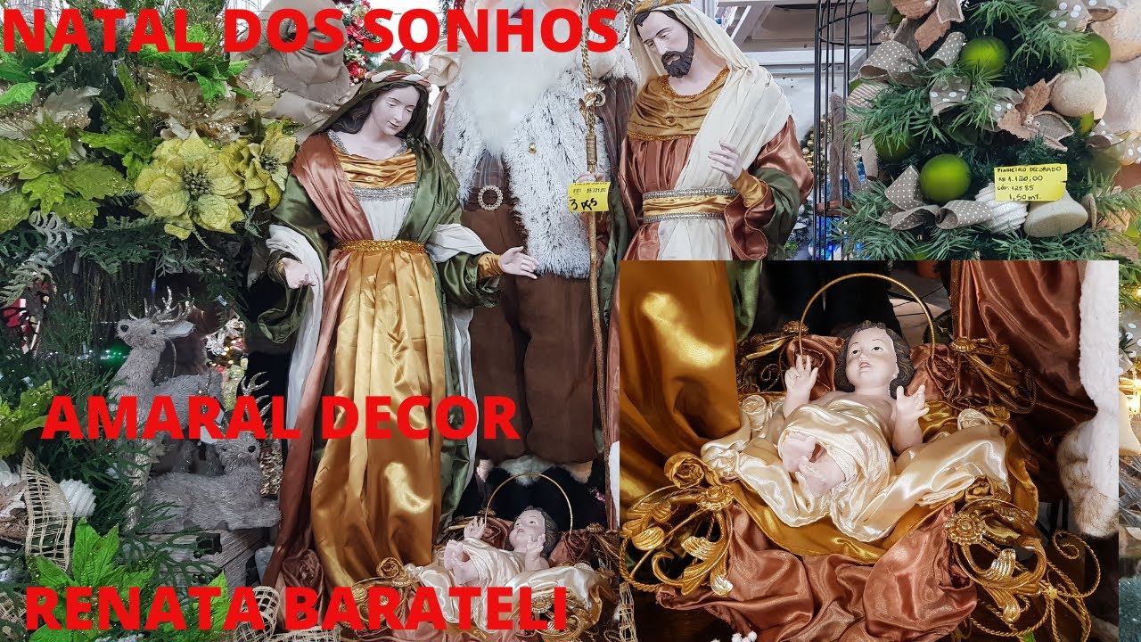 BELÍSSIMA DECORAÇÃO DE NATAL NA LOJA AMARAL DECOR/PARTE 02/BONECOS,PRESÉPIOS,ÁRVORES/A PERUA CHEGOOU