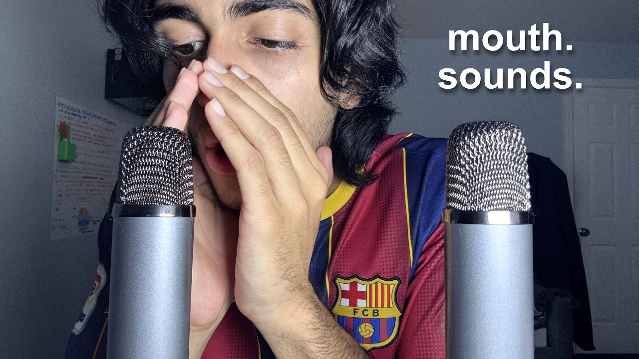 Asmr ULTRA FAST MOUTH SOUNDS at 100% sensitivity (ear to ear)