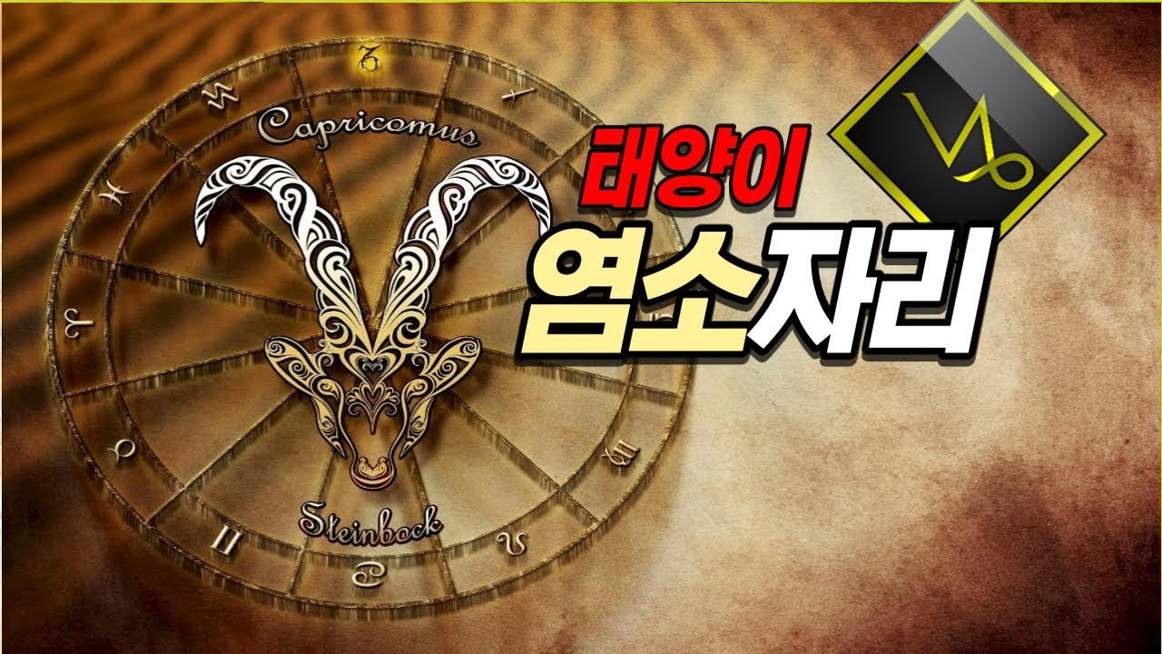 [현대점성학] 태양이 염소자리(Capricorn)에 들어갔을때/책임감,인내심,전통적,권위적,일중독,독선적,구축