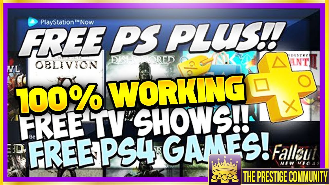 How To Get FREE PS PLUS FOREVER! *100% WORKS* March/April 2018 FREE Playstation Plus Membership