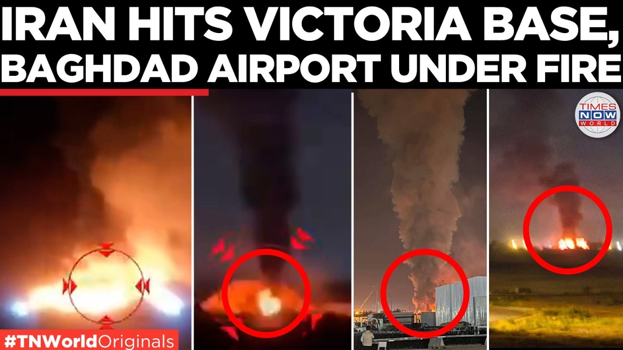 VICTORIA BASE ATTACKED: Iran’s Operation True Promise 4 hits US bases,  Baghdad Airport Under Fire