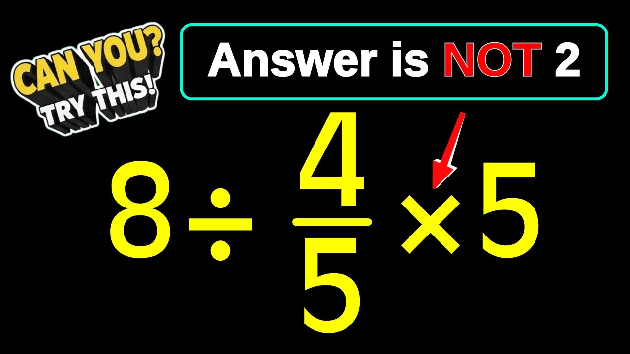 🧠 This VIRAL Math Problem Has Everyone Confused!