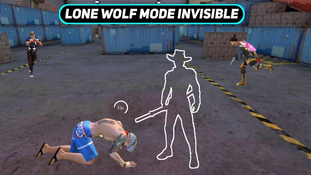 Lone Wolf Mode Invisible Enter Trick | Free Fire New Tricks 2022