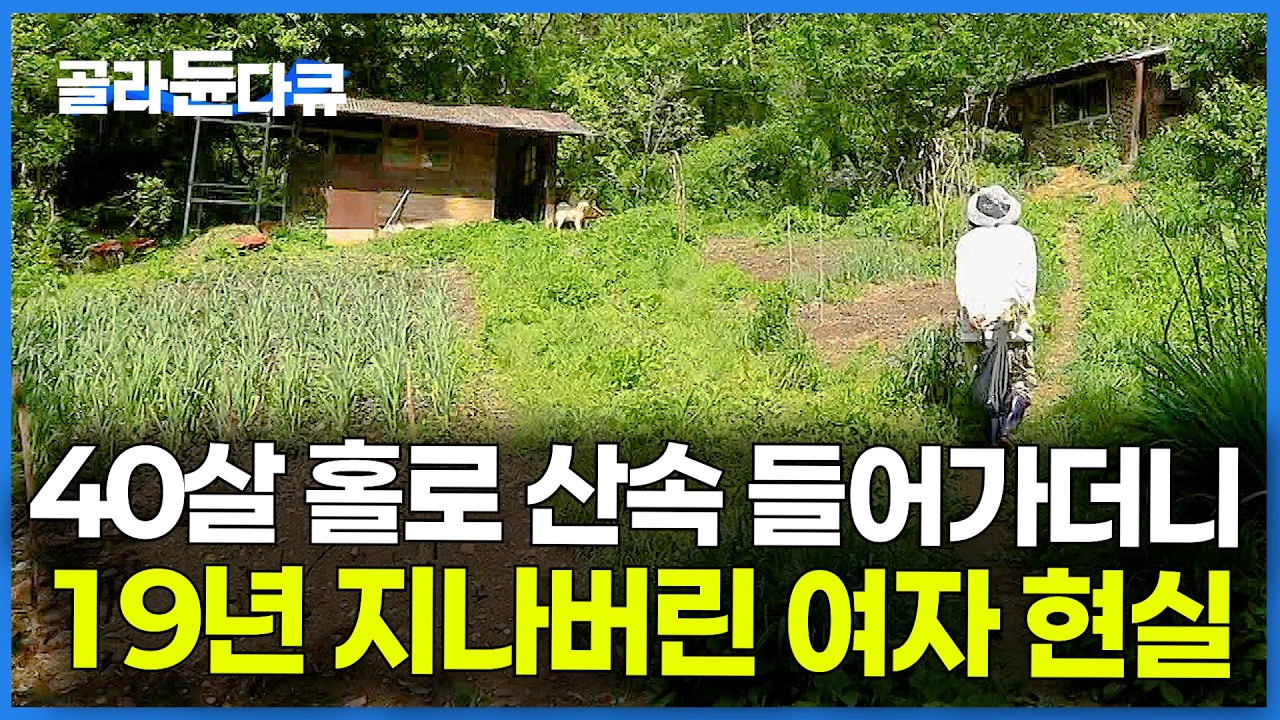 결혼 생각 접고 아무도 없는 산속에 집 짓던 40살 여자. 순식간에 19년이 흘러버렸다｜여자 홀로 귀촌｜한국기행｜#골라듄다큐