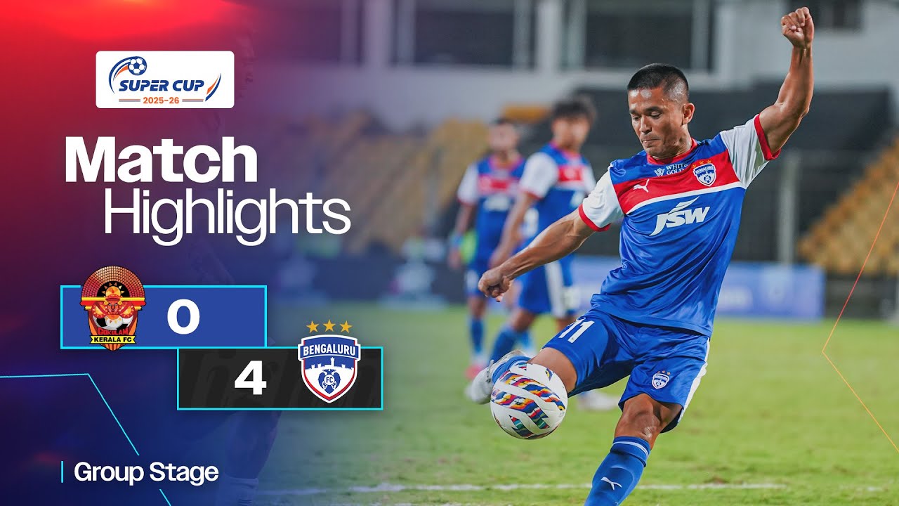 Match Highlights | AIFF Super Cup 2025-26 | Group Stage | Gokulam Kerala FC 0-4 Bengaluru FC