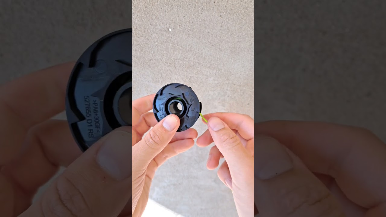 Как смотать леску для триммера Ryobi 18V