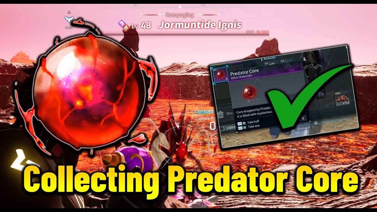 Collecting [Predator Core] Hunting on Palworld