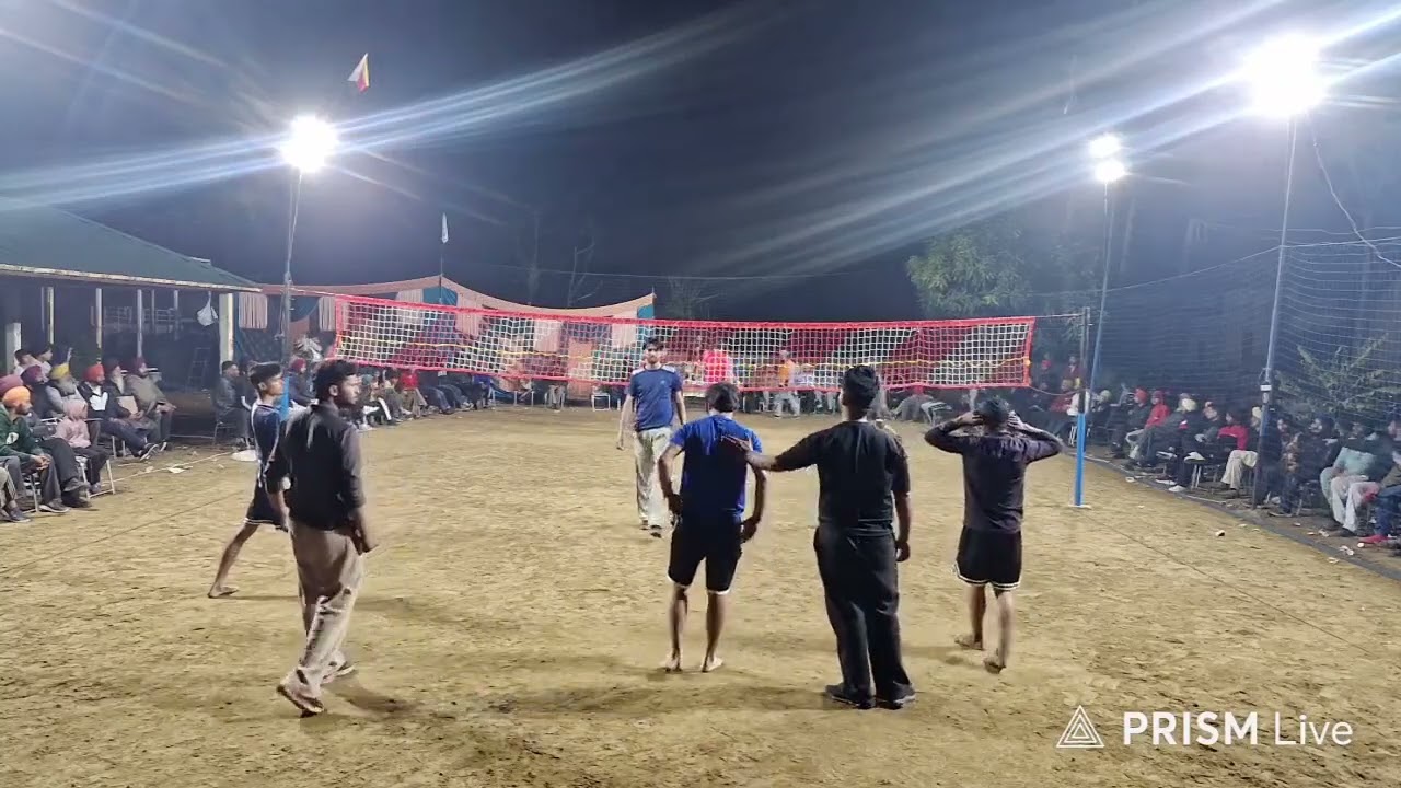 Ghatiyawali (Rinku) Vs Bassiya Bet (Yuvraj Bhagthala) at Khanjarwal Shooting Volleyball Tournament 