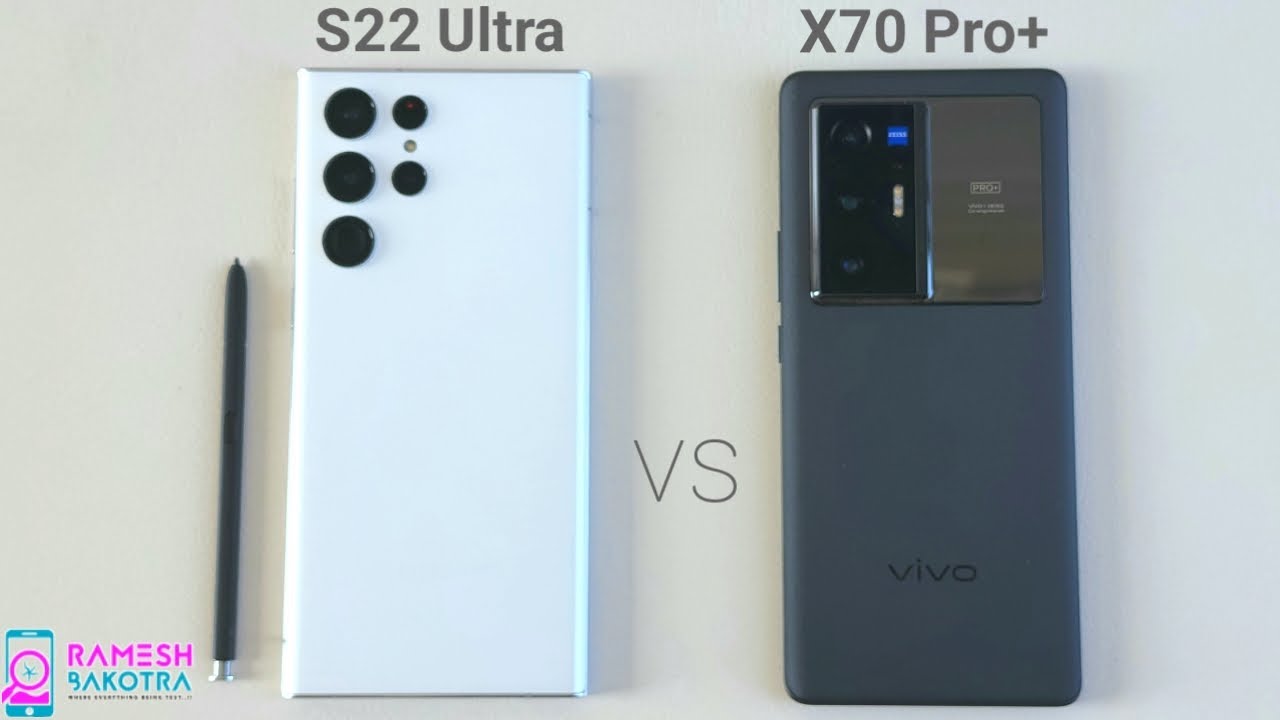 Samsung Galaxy S22 Ultra vs Vivo X70 Pro Plus Speed Test and Camera Comparison