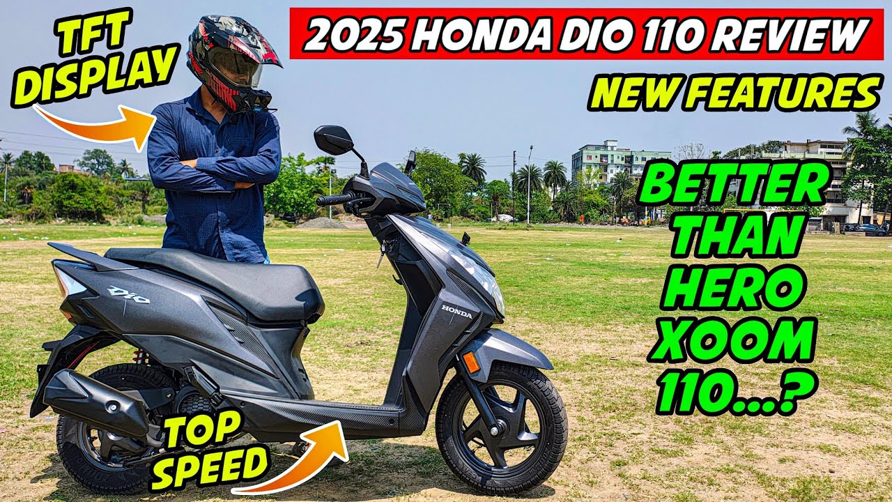 2025 New Honda Dio 110 Review ||TFT Colour Display & Mileage test - Best Scooter In 110cc🔥