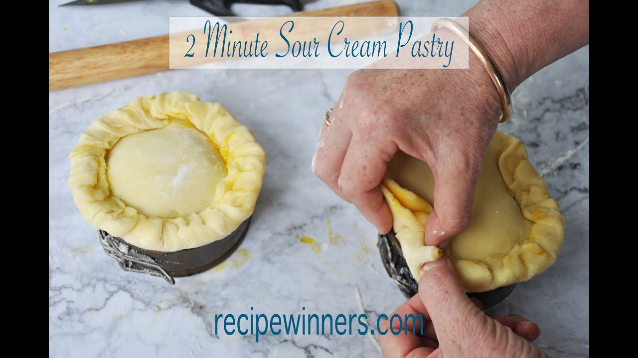2 Minute Sour Cream Pastry