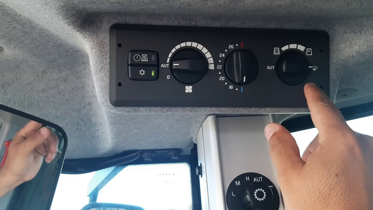 L60F Volvo - Ar condicionado função temporizador