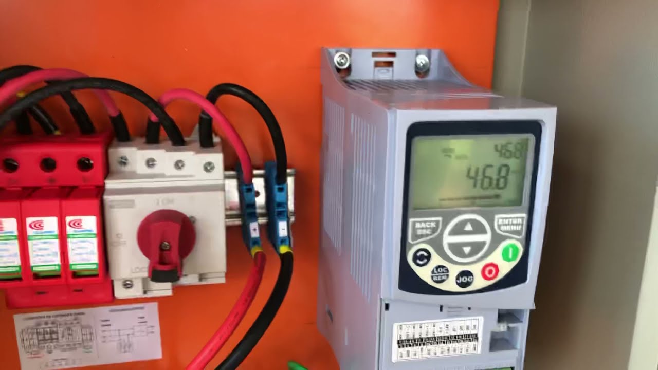 BOMBA SOLAR COM INVERSOR CFW 500 PARTE 02