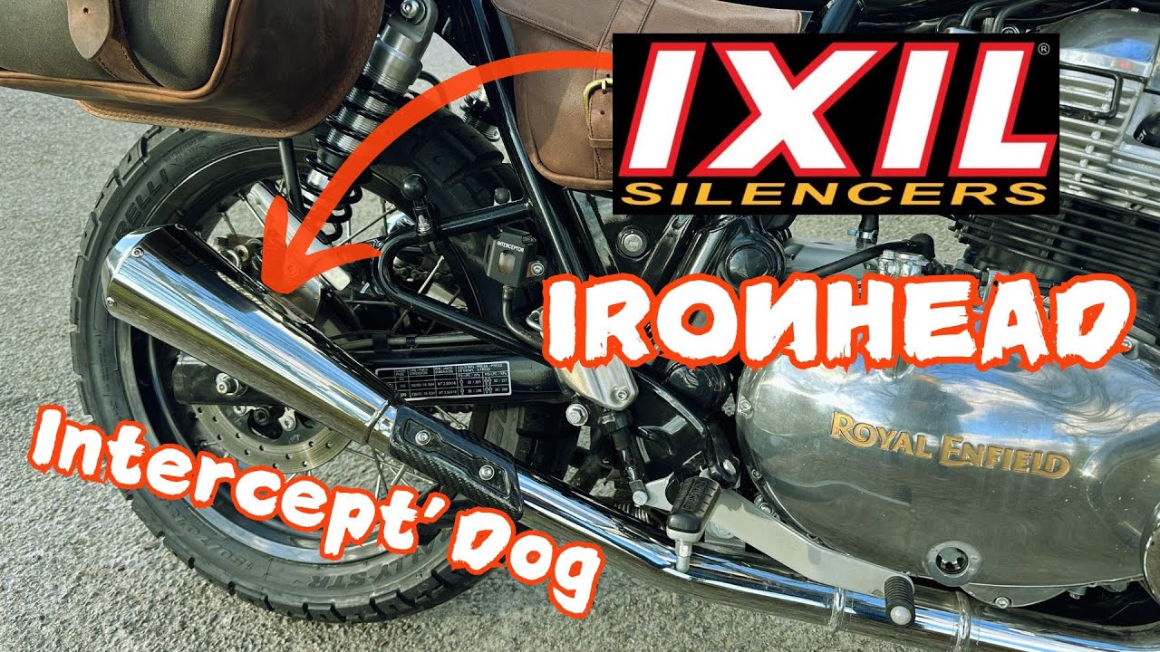 NOUVEAU SILENCIEUX IXIL IRONHEAD SUR MON INTERCEPTOR 650 ROYAL ENFIELD