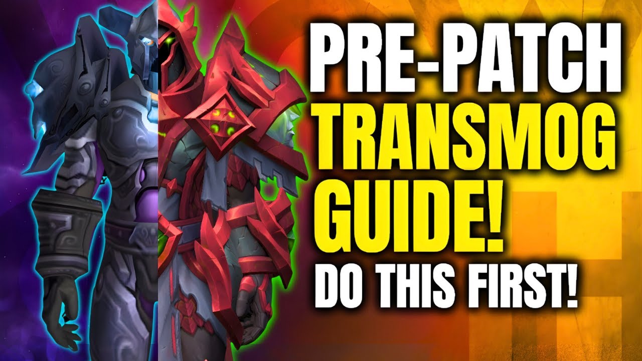WoW Midnight Pre-Patch Transmog REVAMP - Full Guide to Every Change & What To Do!