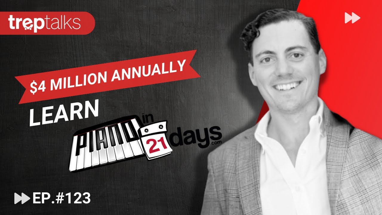 $4M Annually - Teaching how to play piano in 21 days - Jacques Hopkins of Piano in 21 Days
