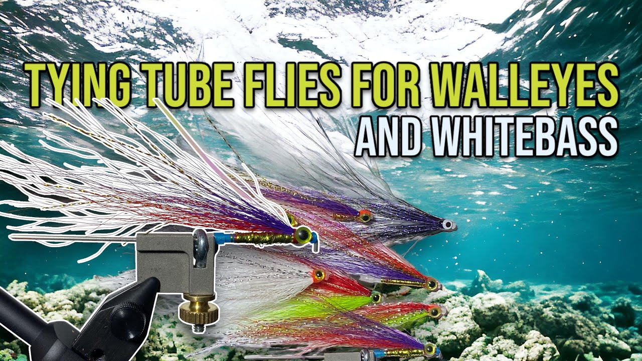Tying Tube Flies for Whitebass and Walleyes | Midwest North Dakota Devils Lake Minnesota Wisconsin
