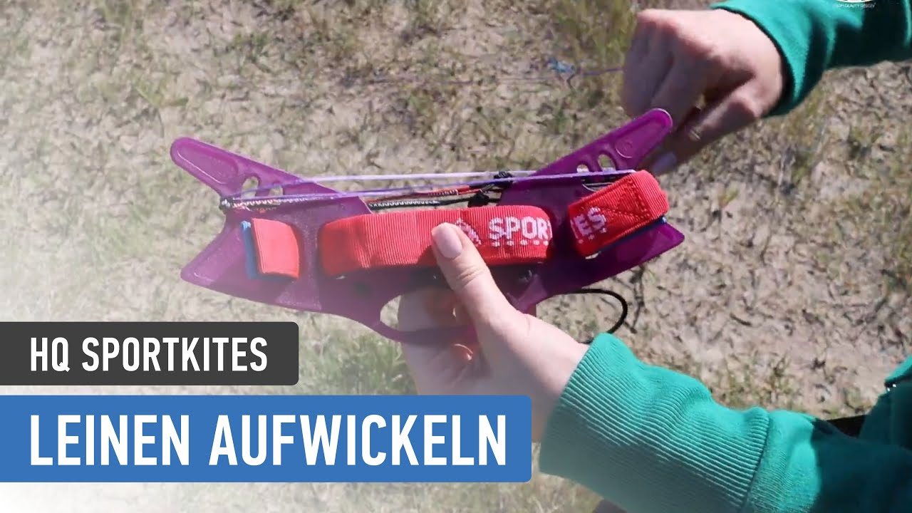 HQ Sportkites - Leinen aufwickeln / Winding up the lines