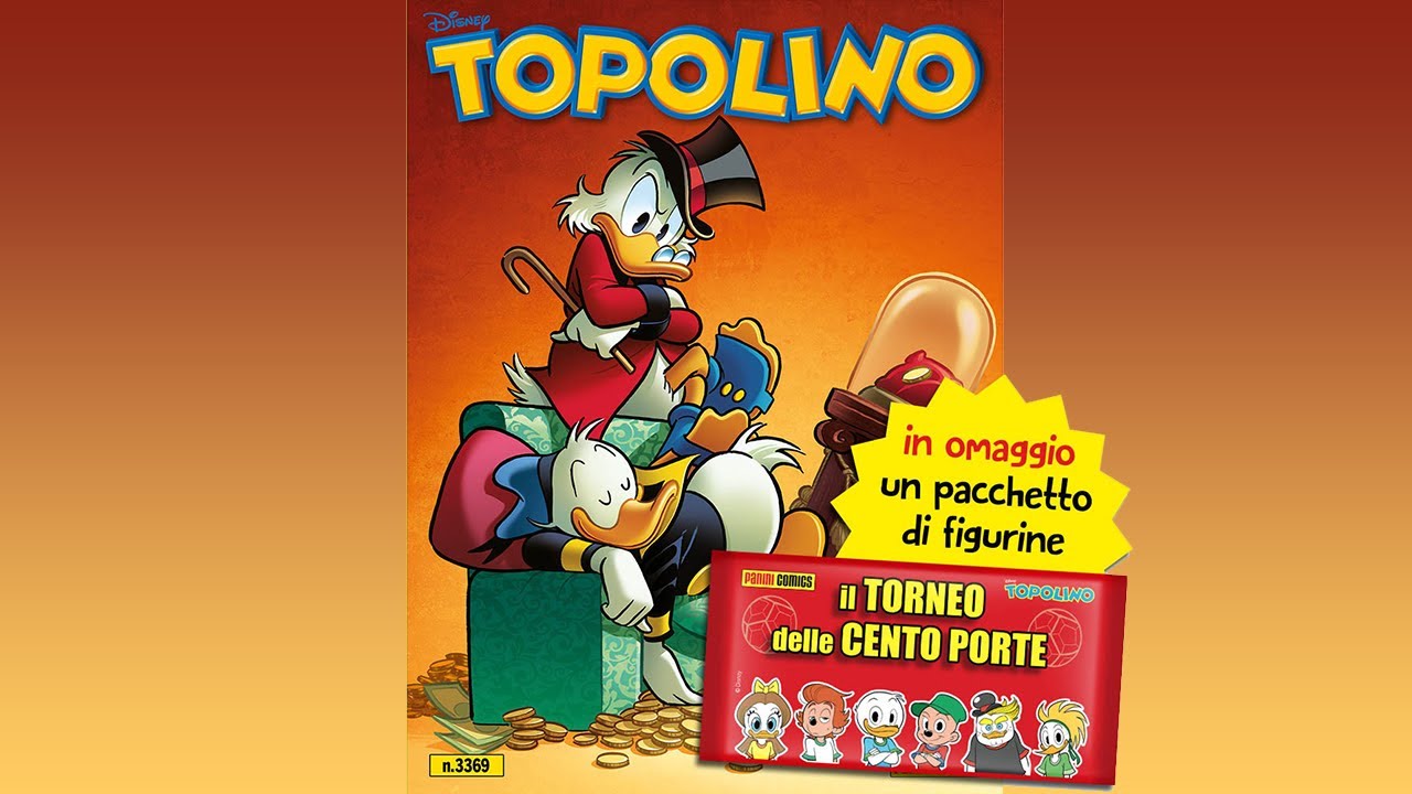 Topolino 3369 con 10 figurine per Album Torneo delle 100 porte