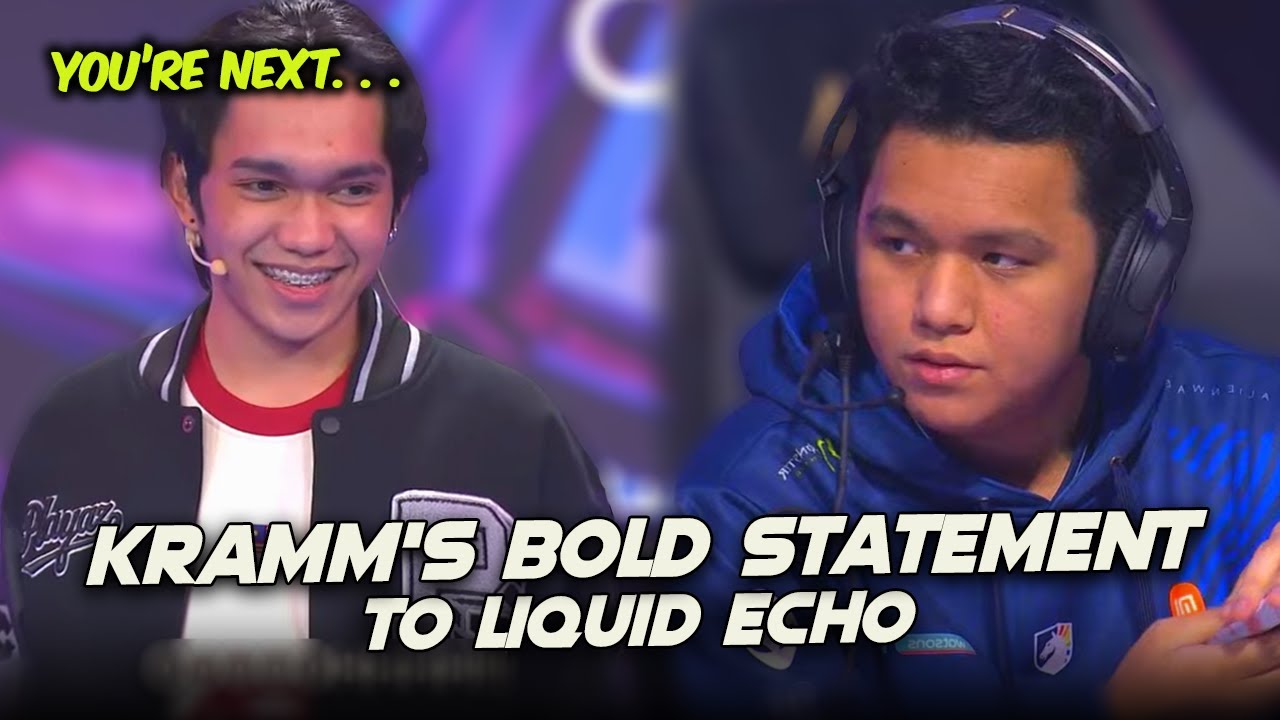 SRG KRAMM MADE A BOLD STATEMENT to LIQUID ECHO after they ELIMINATE ONIC ESPORTS