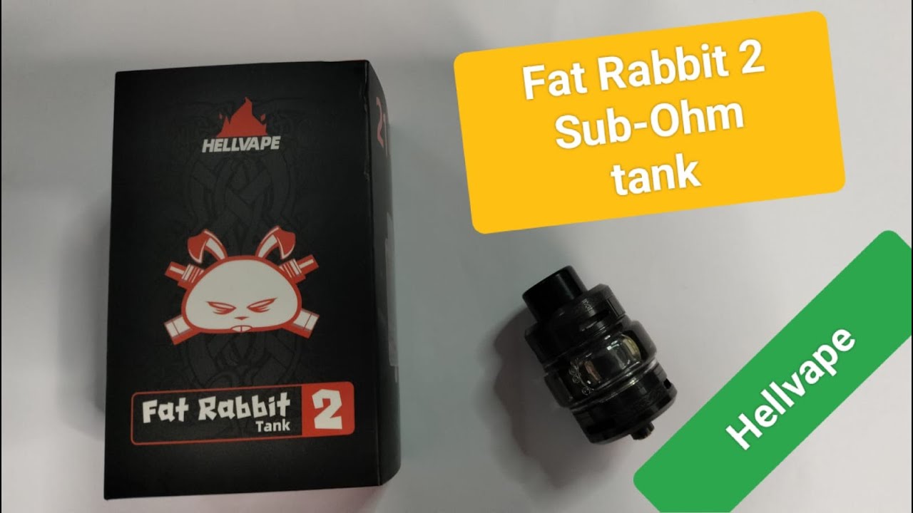 Welcome to flavor city with the Fat Rabbit 2 Sub-Ohm tank (28mm)