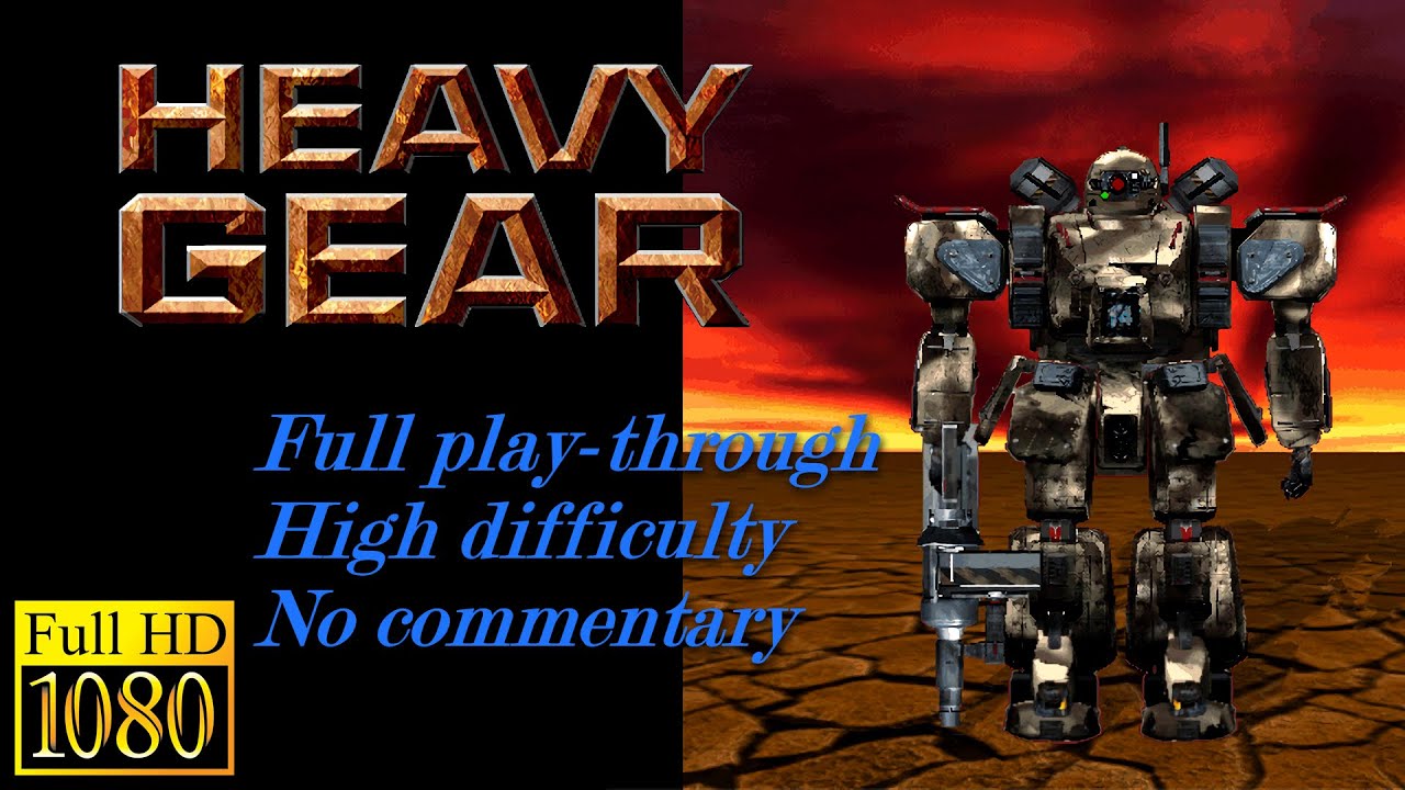 [Longplay, No Commentary] Heavy Gear (PC, 1997) High difficulty 1080p Full Play-through