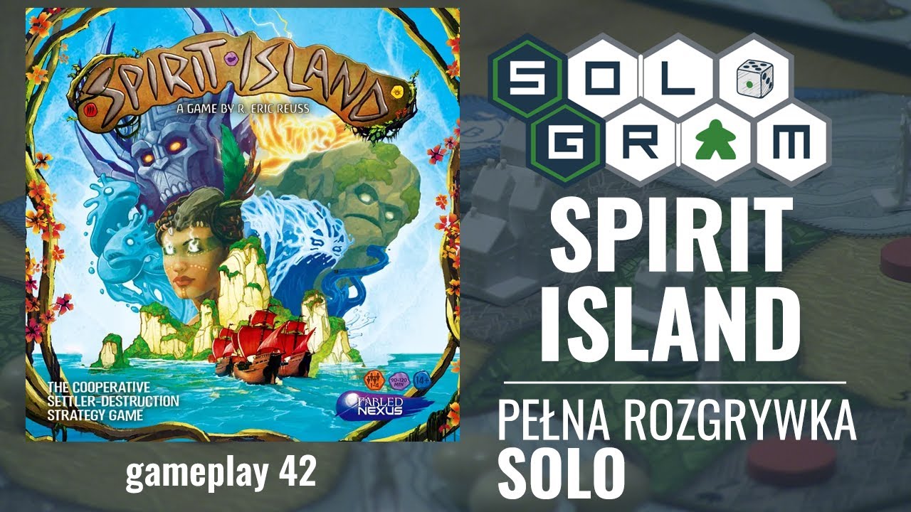 Spirit Island | pełna rozgrywka solo | Głos Burzy | gameplay 42