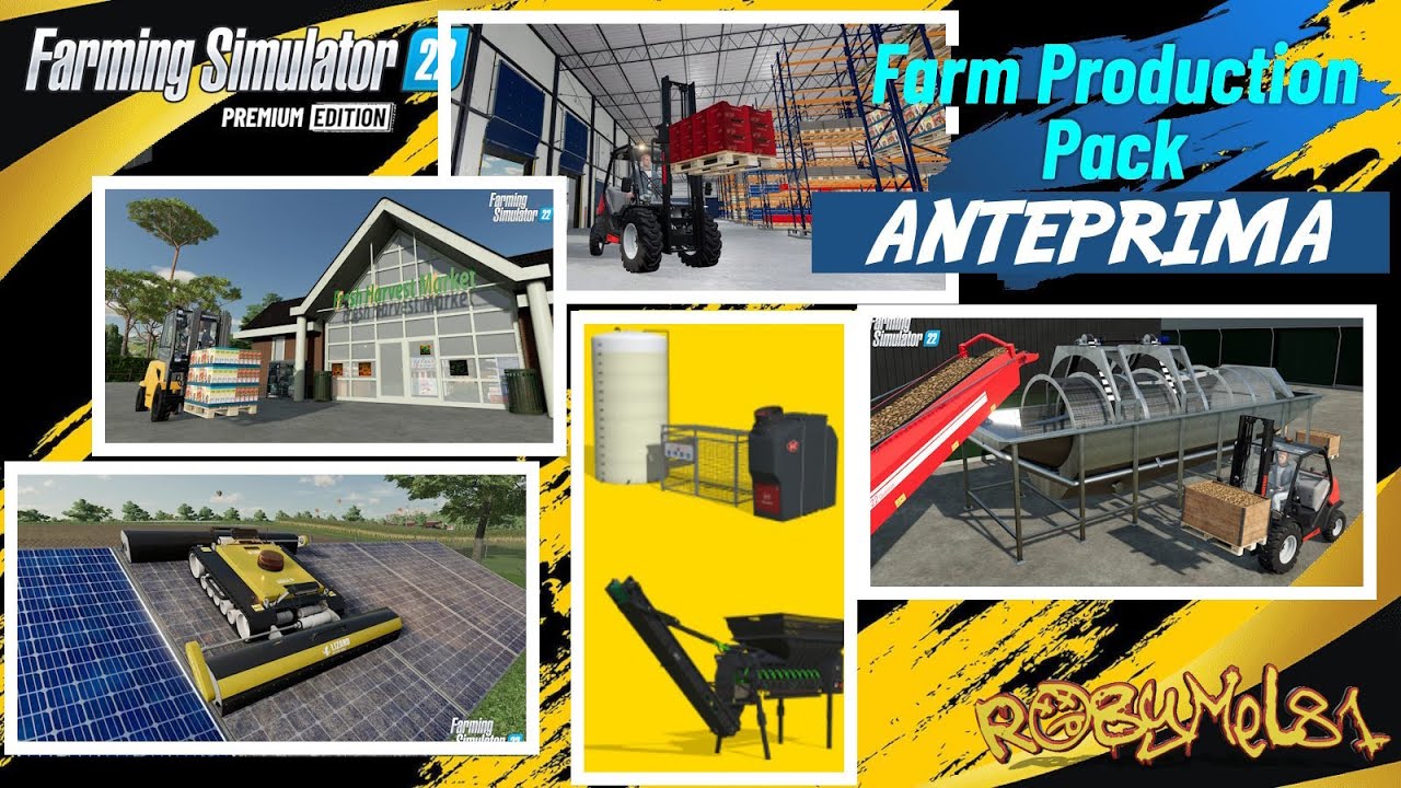 ANTEPRIMA ✔️ FARM PRODUCTION PACK ➤ TEST MOD (Console/Pc) ➤ FS22