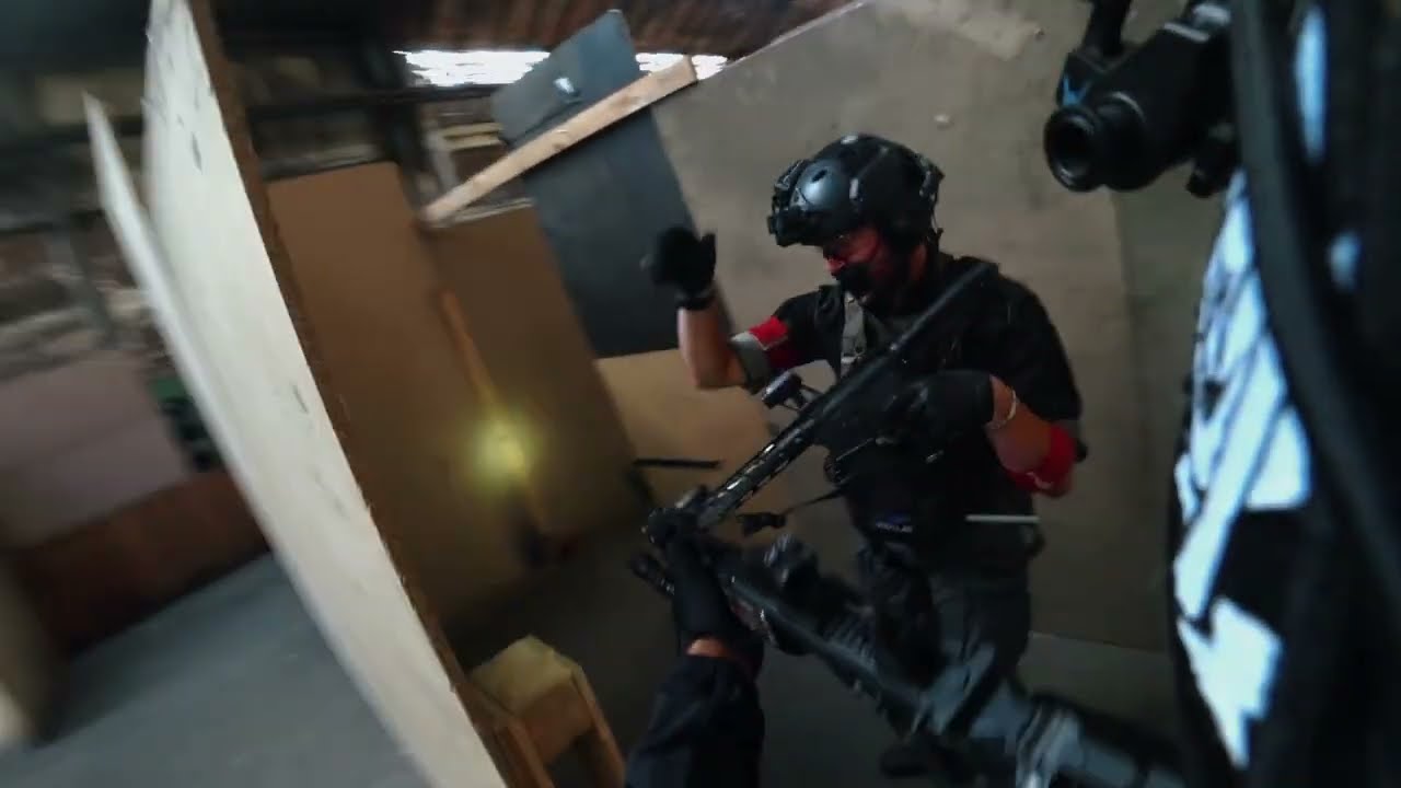 Airsoft - Playing on a new field / W trip to funky factory