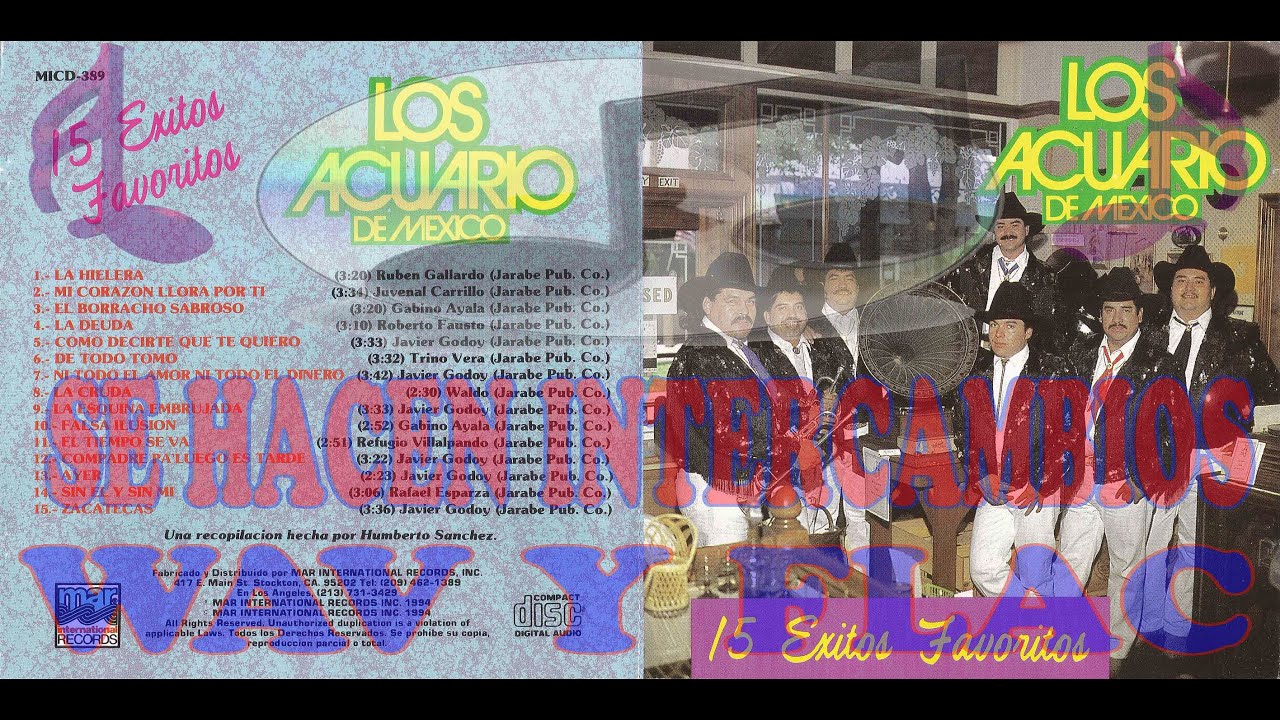 Los Acuario de México - 15 Éxitos Favoritos ( album)