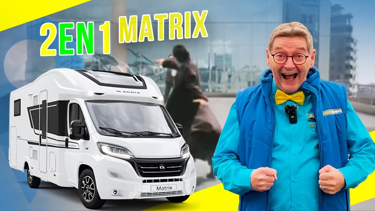 Le camping car Adria Matrix avec lit central ou lits jumeaux : les  2 !