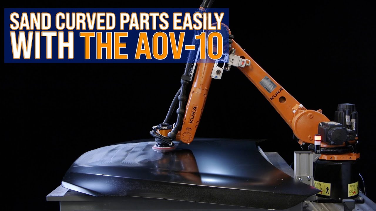 Enable Consistent Robotic Finishing and Easier Robot Programming With The AOV-10