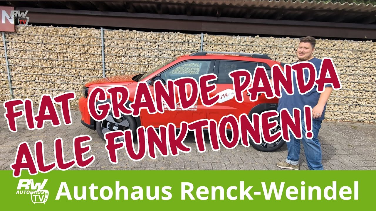 Erklärung aller Funktionen des Fiat Grande Panda – Tutorial, How-To, Einführung, Kurzanleitung