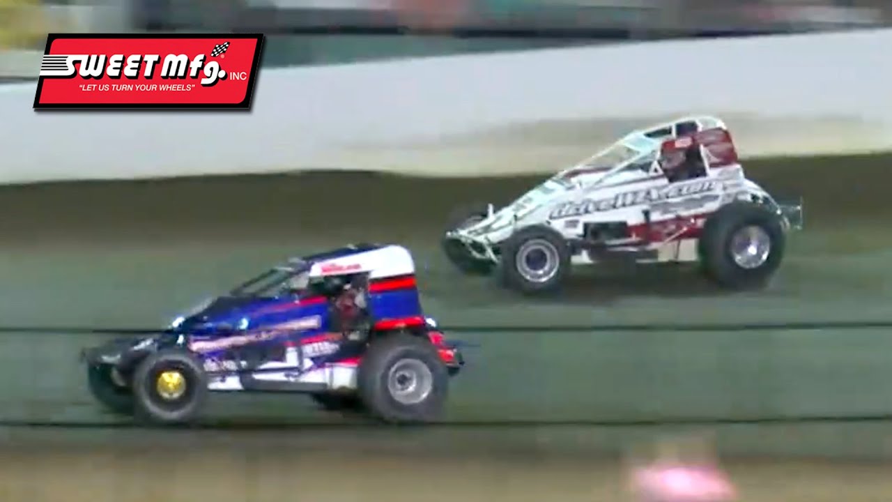 Incredible USAC Sprint Car Battle at Bridgeport | Sweet Mfg. Race of the Week