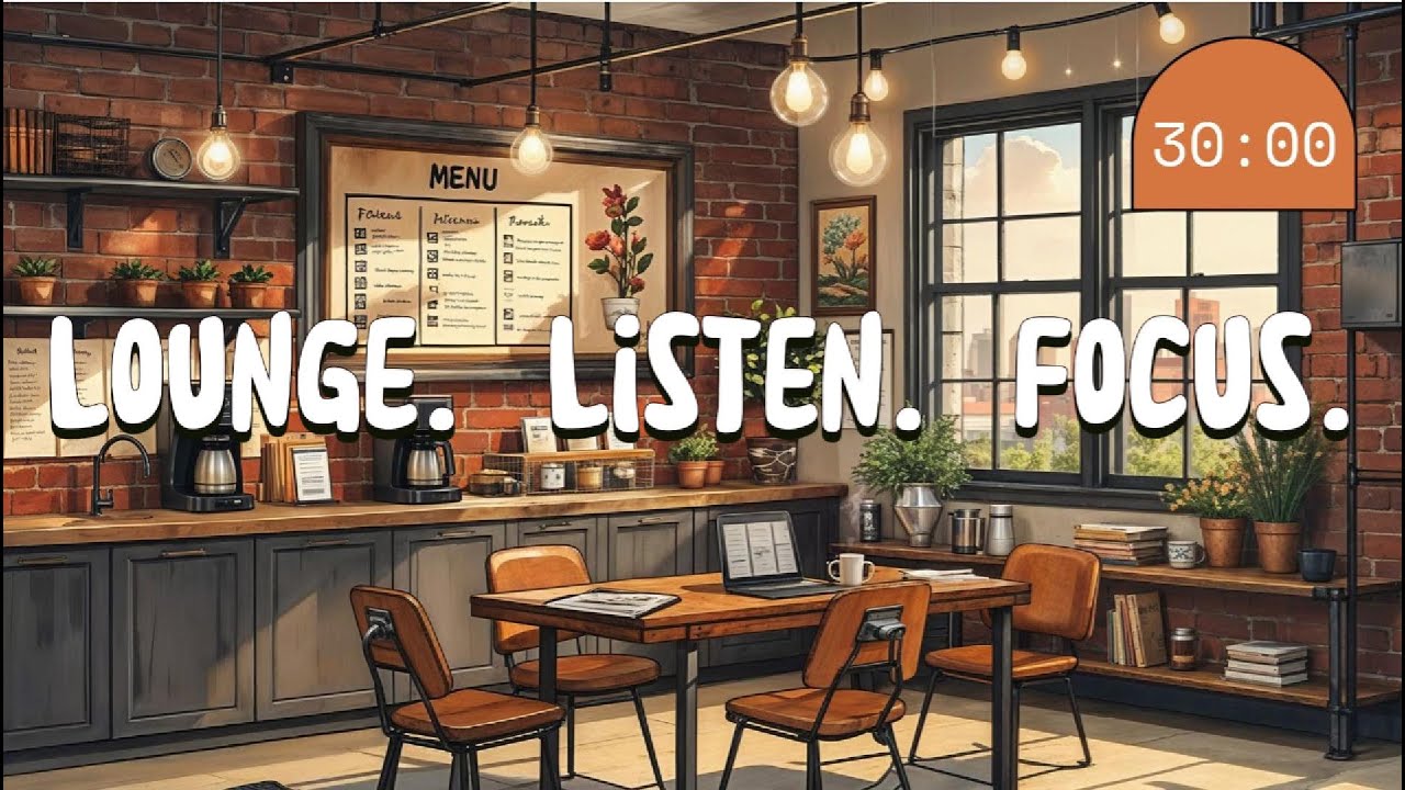 Coffee Shop Teacher Lounge Timer | 30-Minute Calm Lofi Focus Background