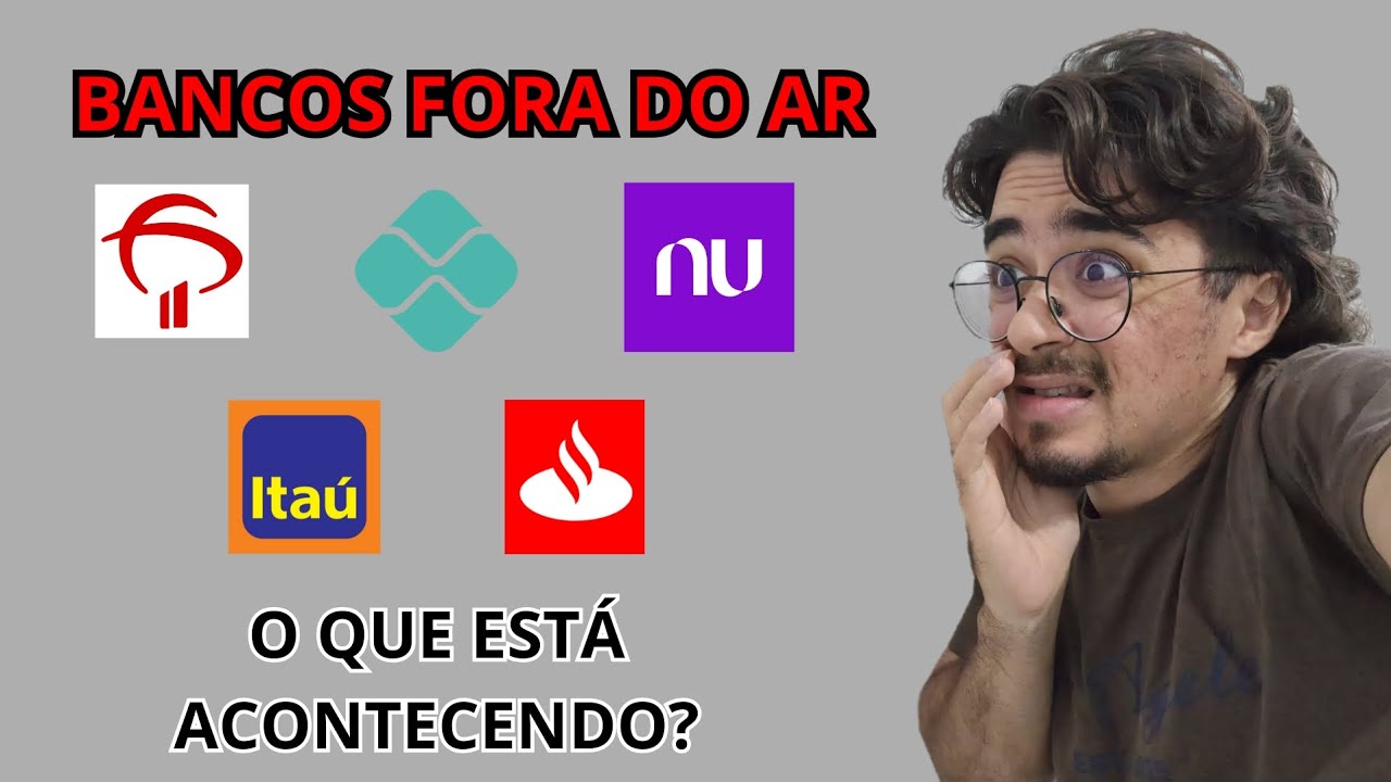 BANCOS FORA DO AR? Por que o PIX não está funcionando no Nubank, Santander e Itaú?