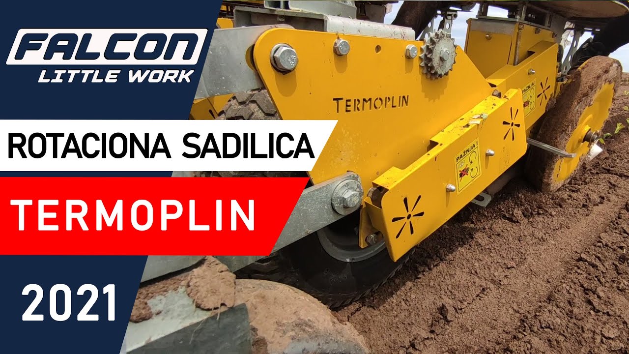 Rotaciona sadilica TERMOPLIN - Sadnja duvana - ZETOR Forterra 125