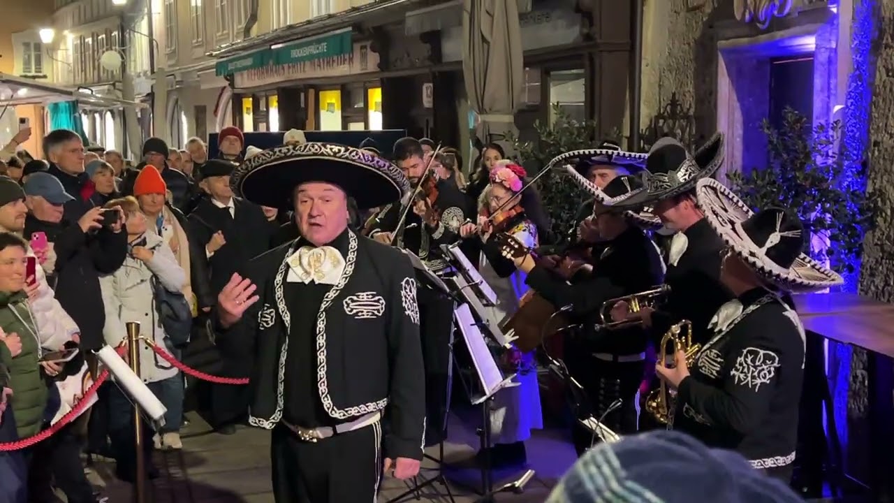 Los Mariachis Negros Einstimmung zur Geburtstags-Serenade für Mozart mit Rolando Villazón 