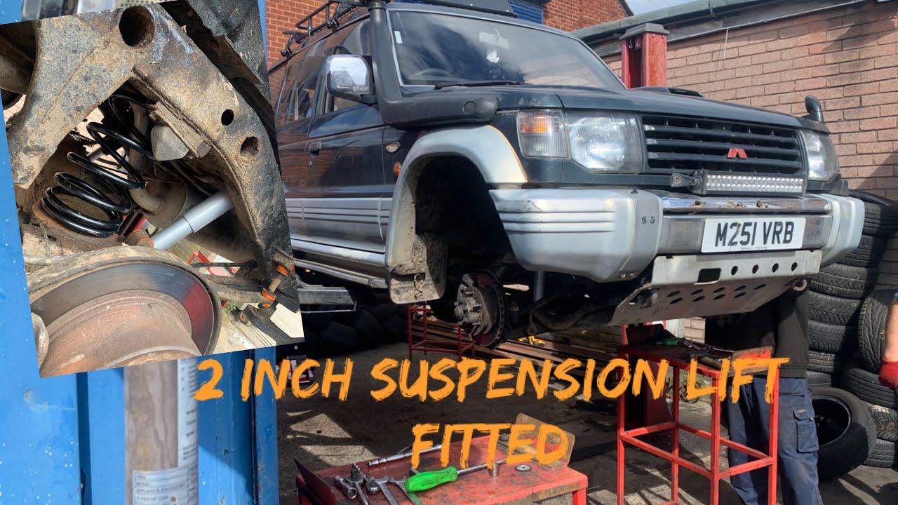 Fitting 2 inch lift kit Mitsubishi pajero / showgun ( build part 4 )