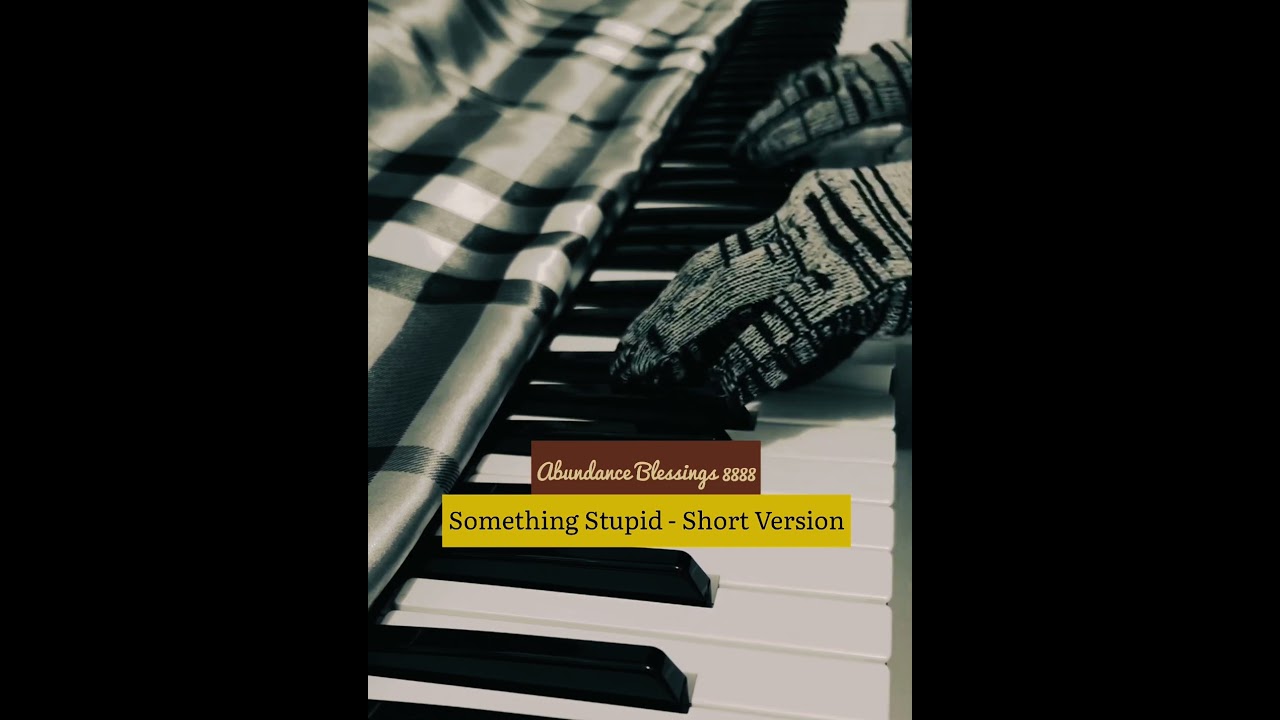 Something Stupid - Short Version | Playing Piano With Gloves On 
