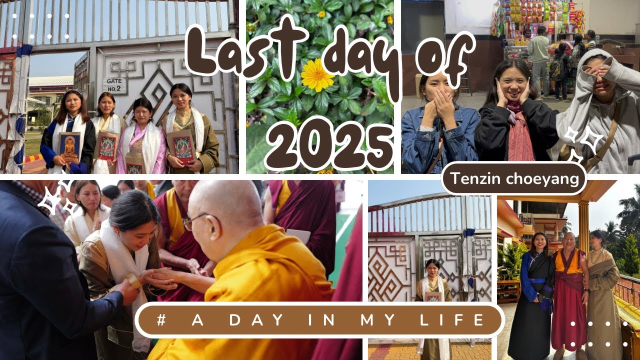 Last day of 2025 || Meeting His Holiness The 14th Dalai Lama in Mundgod | Blessed😇 | Travel | Vlog-9