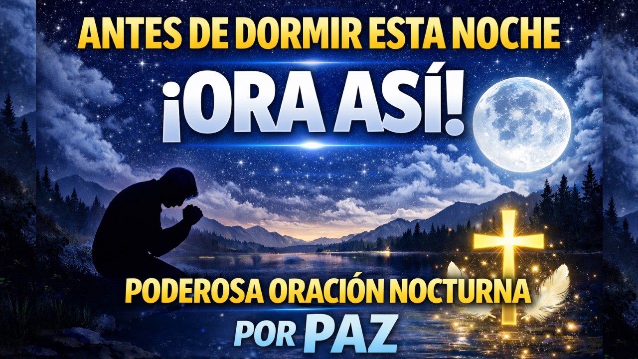Antes de Dormir Esta Noche, Ora Esto | Poderosa Oración Nocturna por la Paz