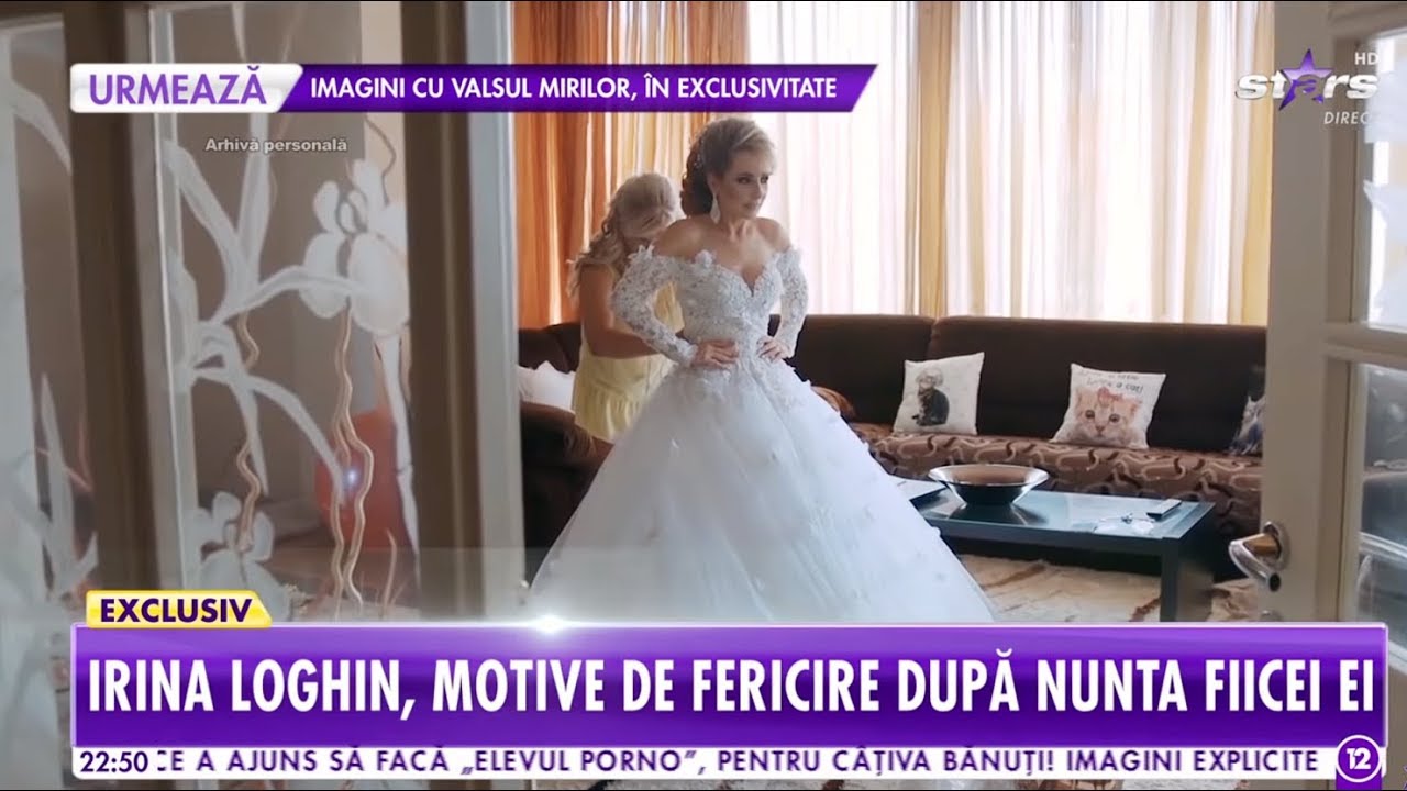 Irina Loghin și fiica ei, prima apariție la TV după nuntă: ”Sunt foarte mulțumită de ginerele meu”