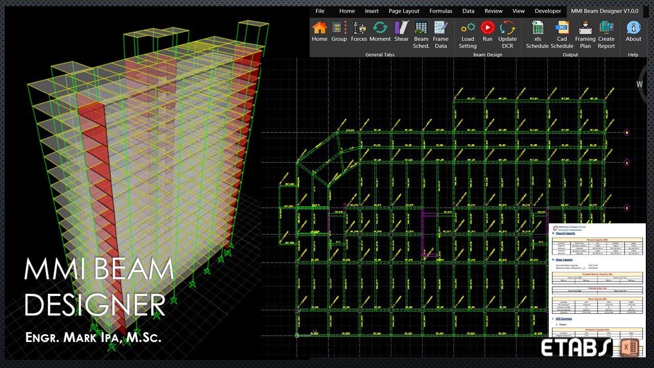 ETABS API - Beam Design Webinar