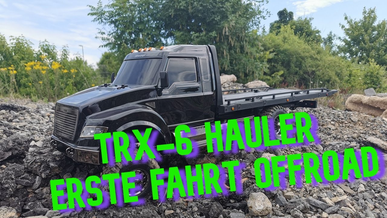 Erste Ausfahrt mit Traxxas TRX6 Hauler und TRX4 Defender
